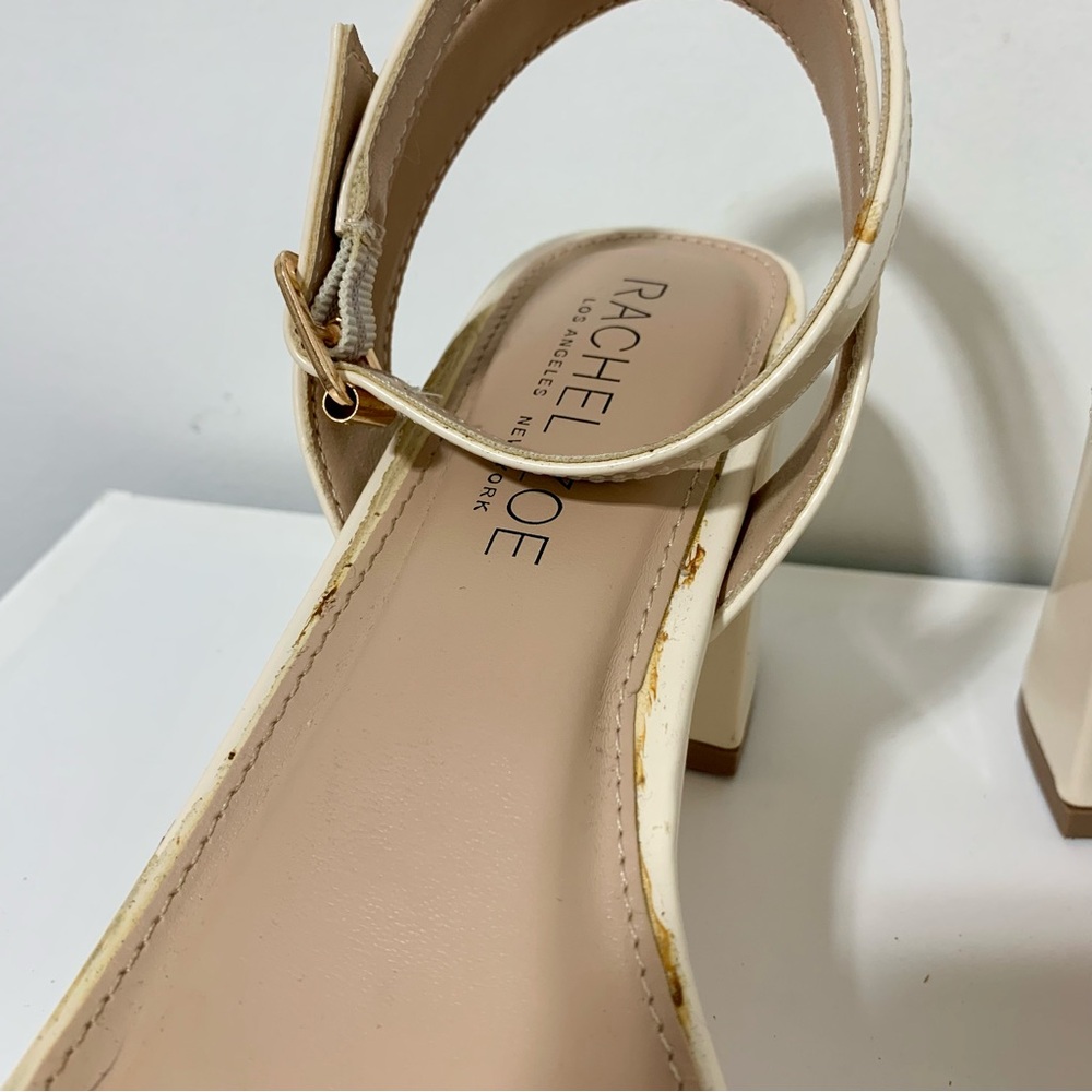 Cream Platform Sandals - Picture 4 of 5